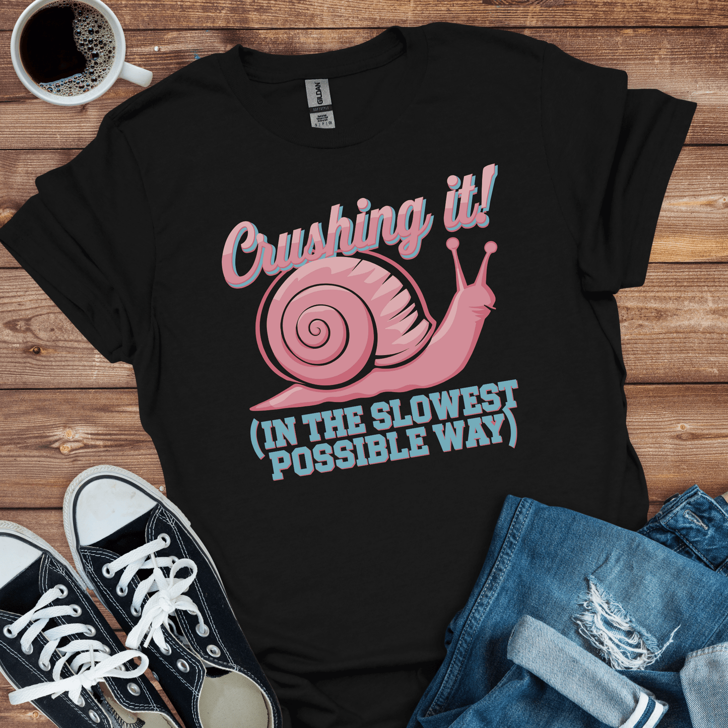 Crushing It Snail T-Shirt