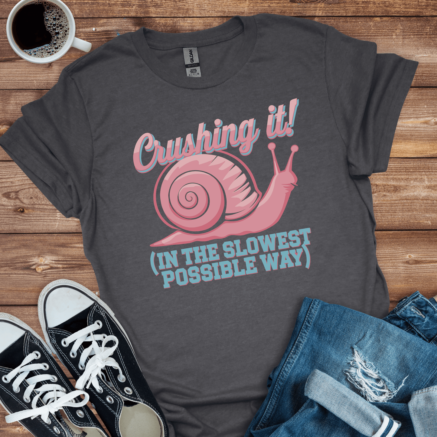 Crushing It Snail T-Shirt