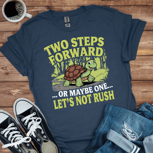 Two Steps Forward Turtle T-Shirt