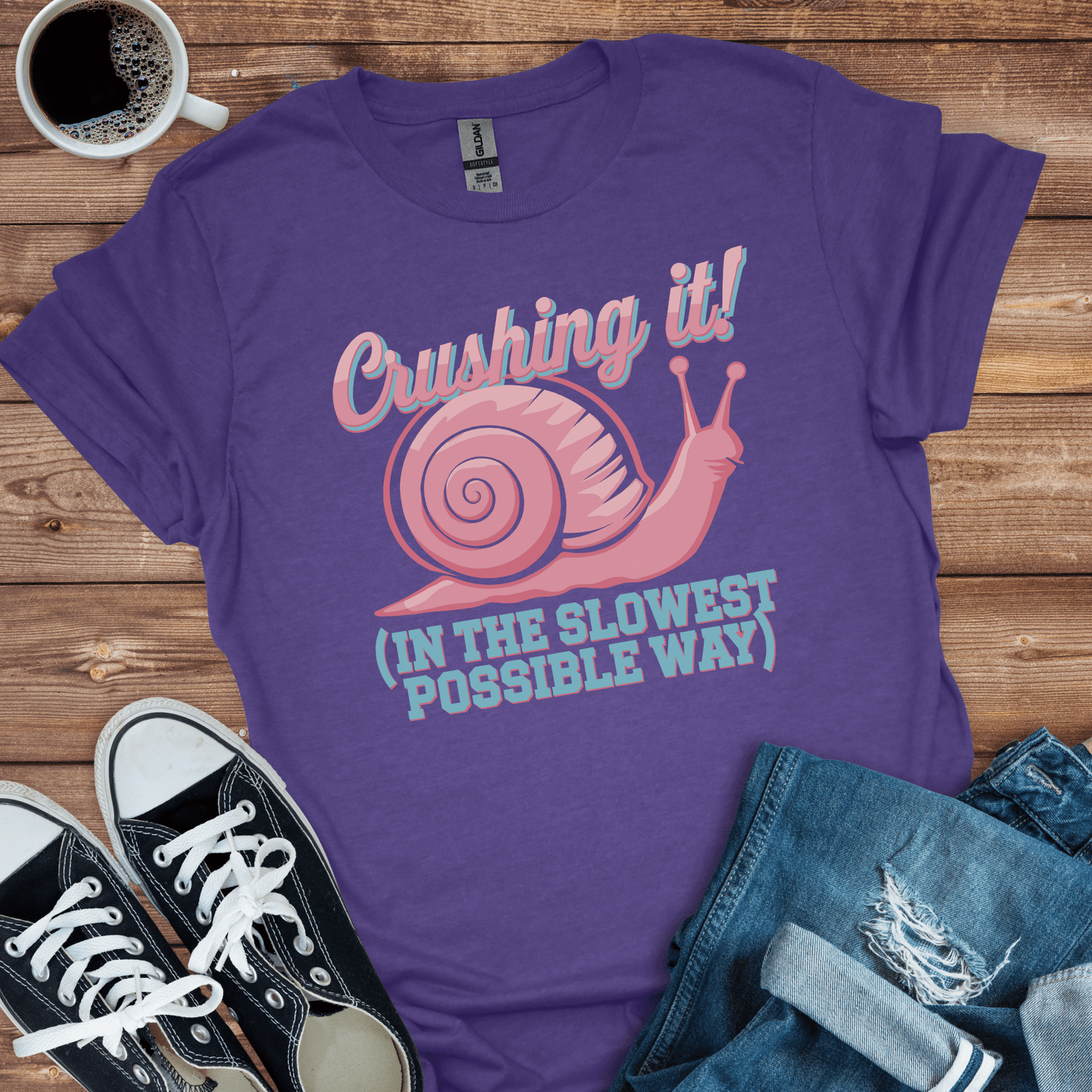 Crushing It Snail T-Shirt