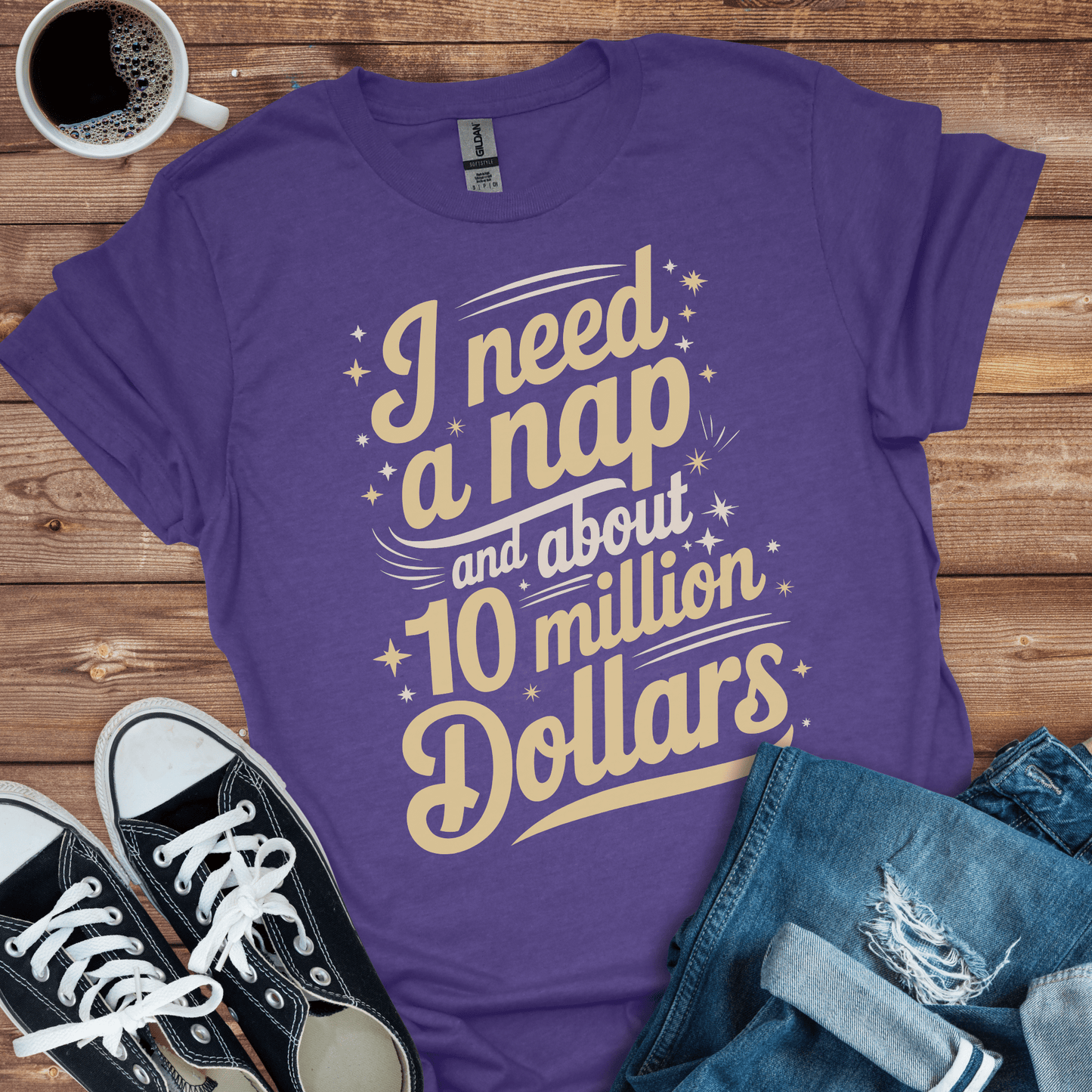 Nap & 10 Million Dollars T-Shirt