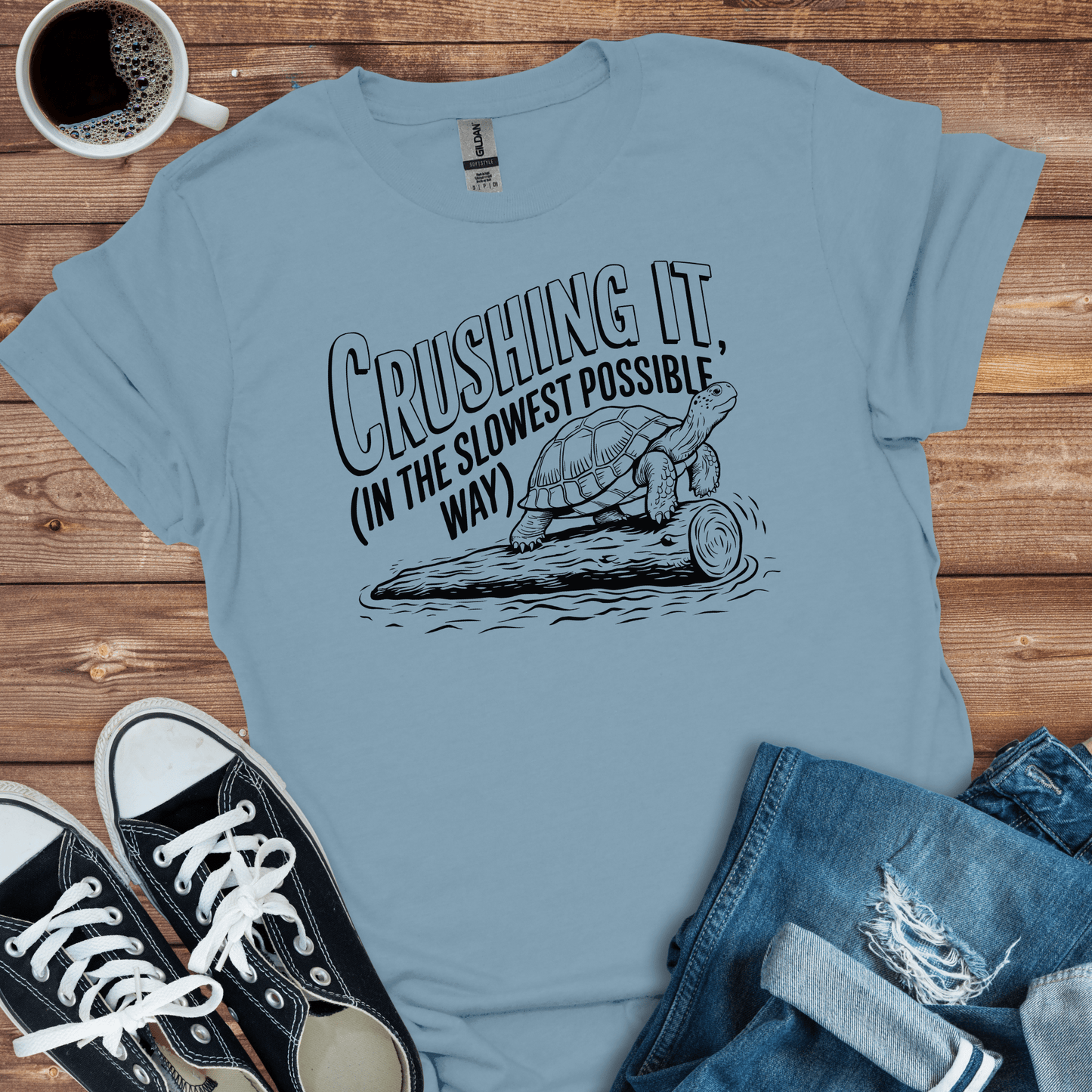 Crushing It Turtle T-Shirt