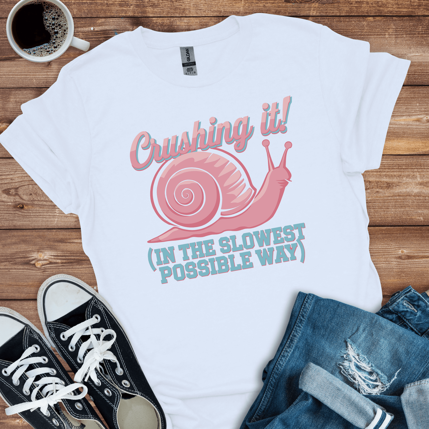 Crushing It Snail T-Shirt